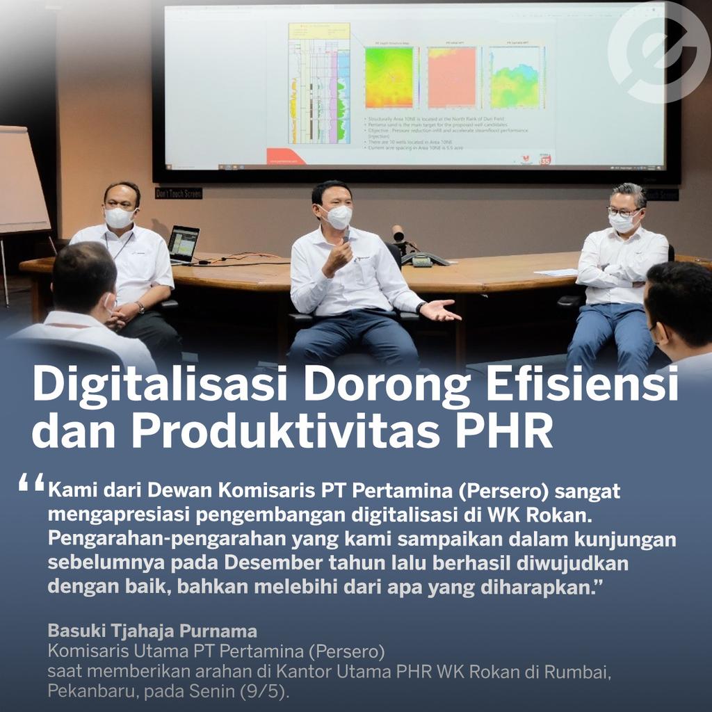 Digitalisasi dorong efisiensi dan produktivitas PHR.
<a href="/pertamina/">PERTAMINA</a>
@KemenBUMN

#Pertamina
#EnergyToday
#EnergyTodayID