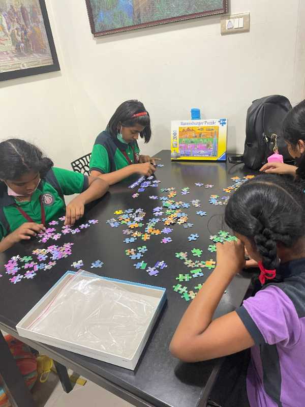 SchoolAndal's tweet photo. 9 days to go...
Puzzle-d? Solve-d? There was much thrill and excitement as #MYP1 and #PYP4 students visited #untanglehouseofpuzzles @untangleindia to understand and resolve issues which were part of their unit #conflictresolution. 
#throwback #ladyandal #collaboration #IBschool https://t.co/TStVwunYOZ