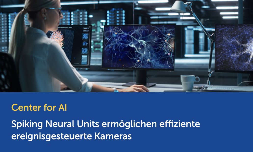 fortiss's tweet image. Mittels #SpikingNeuralNetworks & #DeepLearning lassen sich Eigenschaften von Neuronen auf Computeranwendungen übertragen. Welche tollen Einsatzmöglichkeiten sich daraus ergeben, zeigen @IBMDACH & @fortiss
fortiss.org/aktuelles/deta…
#neuromophiccomputing #fortiss #IBM #CenterforAI