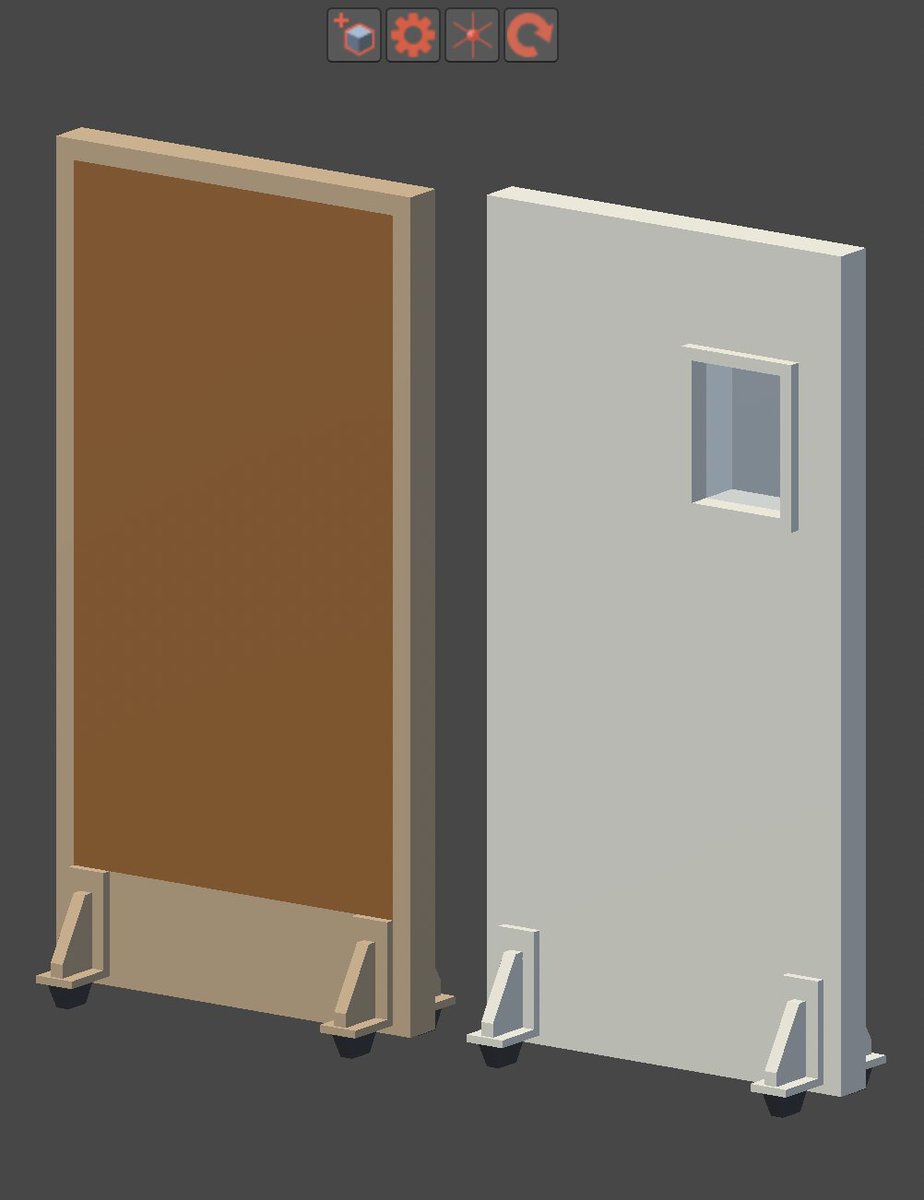 takupon_papa's tweet image. 放射線防護の衝立!!
I created two models of radiation protection tsuitate.

#Unity 
#UModeler