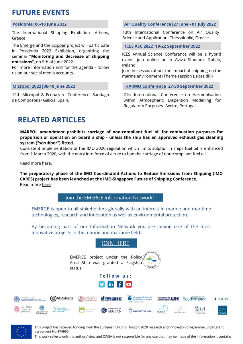 EuEmerge's tweet photo. The 4th #newsletter is online. Find out all the latest news about @EuEmerge 

For more news, stay tuned! #EuEmerge https://t.co/LCzKiEWfwL