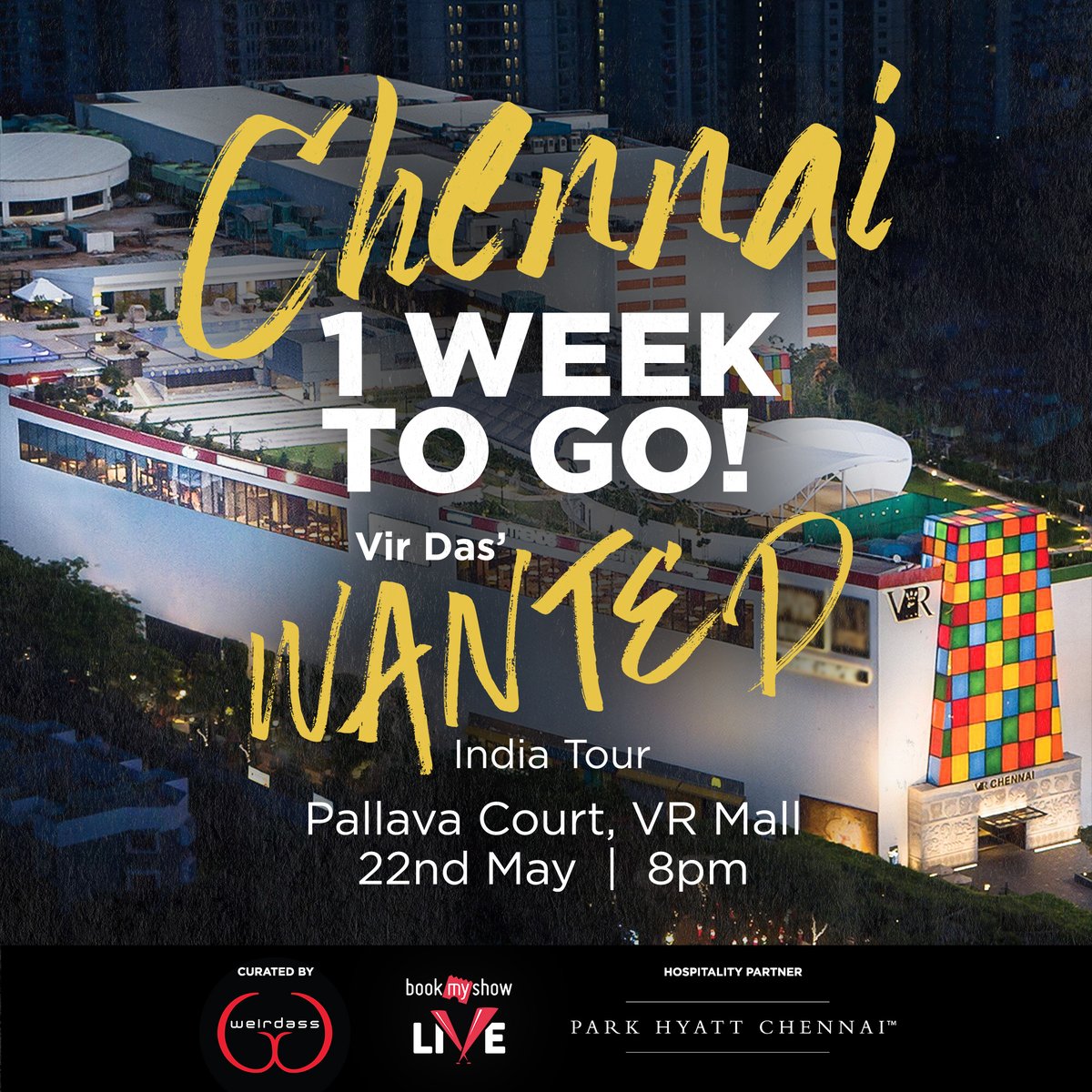 Are you ready #Chennai? The #WantedTour comes to you next week.