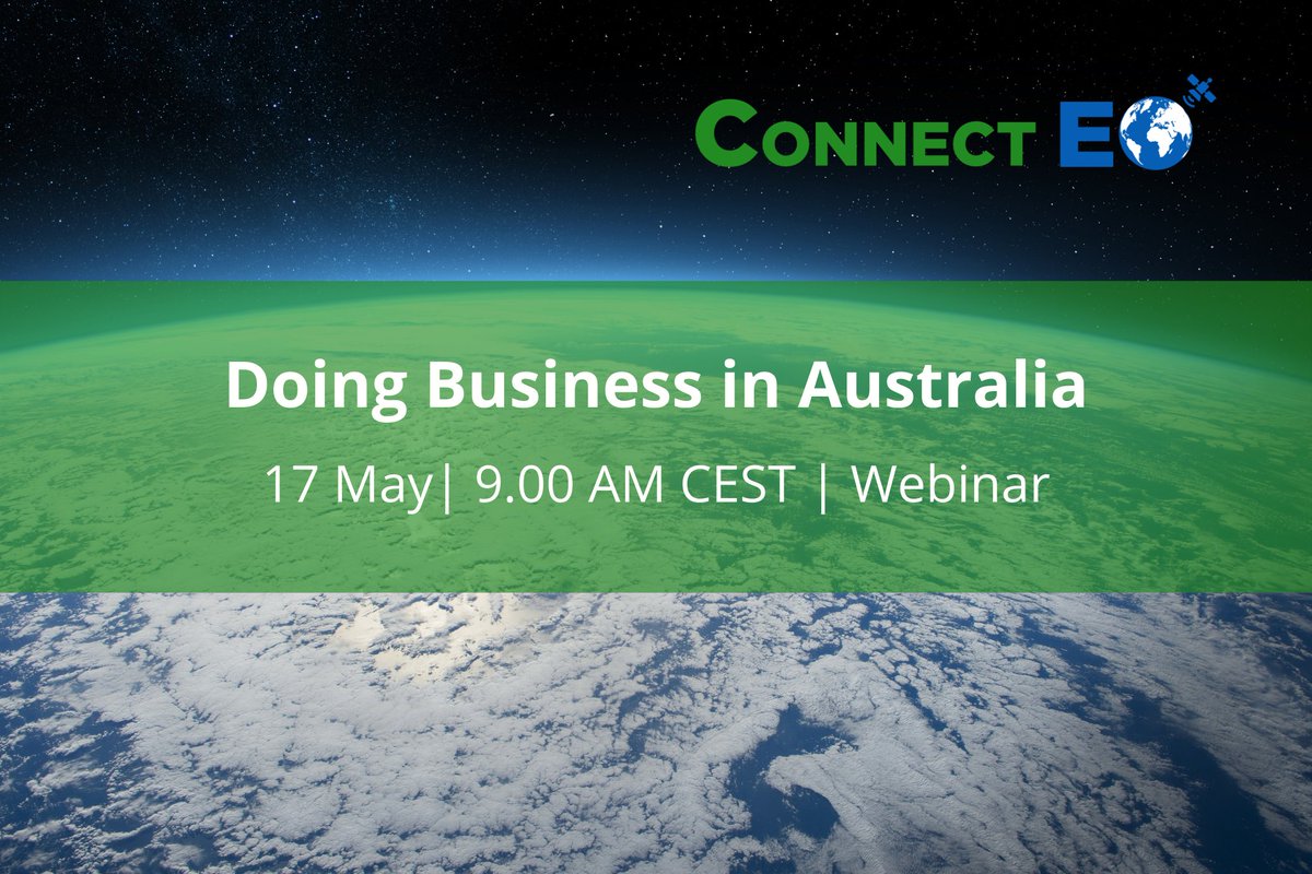 CONNECTEO_EU's tweet photo. 🇦🇺Don't miss our webinar next week with @CapFeather on how to do business in Australia 👥
To register: https://t.co/QQ2VbYsLLl
@earsc @CTAndaluciaENG @PoleMerBA @Clusters_EU https://t.co/YaiGI3BRTP
