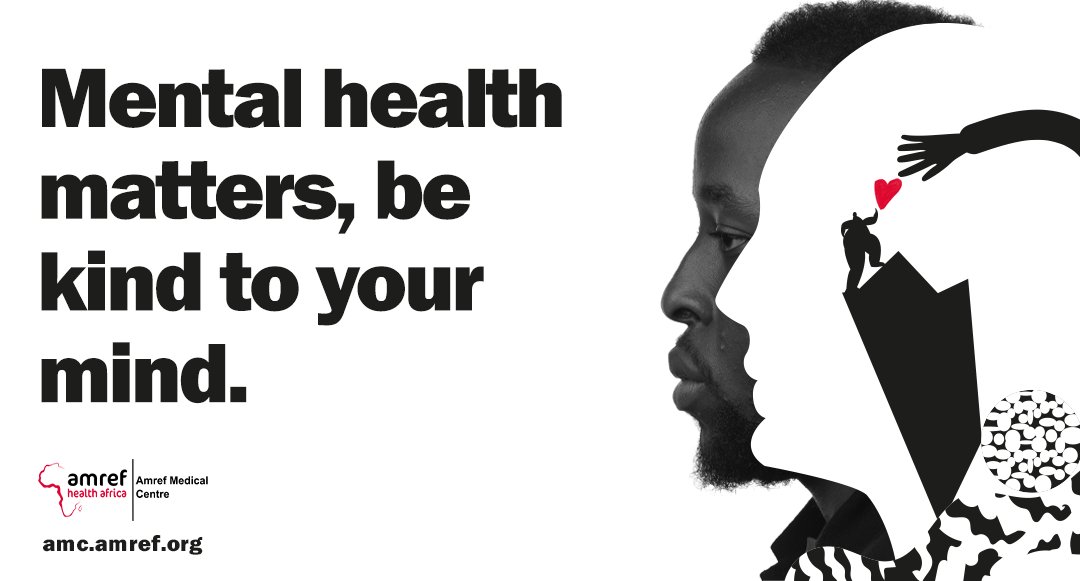 AmrefMedical's tweet photo. Mental health matters, be kind to your mind.
 #mentalhealthawareness, #depression #alone, #love #sad #divorce #grief #unlockingloneliness https://t.co/UYDo4JdMop