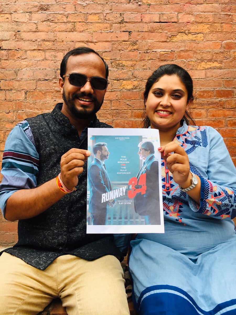 Kapil_Thakar_Aj's tweet photo. From Nepal 

After  watching Runway 34 
All Nepal Peoples  Says 
We Love Ajay Devgn All Time
and They all Are waiting when Ajay sir Come To Nepal !!
@ajaydevgn @ParagDesai  @Shweta53409975 @ItsKiranMakwana @SrBachchan @runway34film @adf_productions https://t.co/Er0EQyqinH