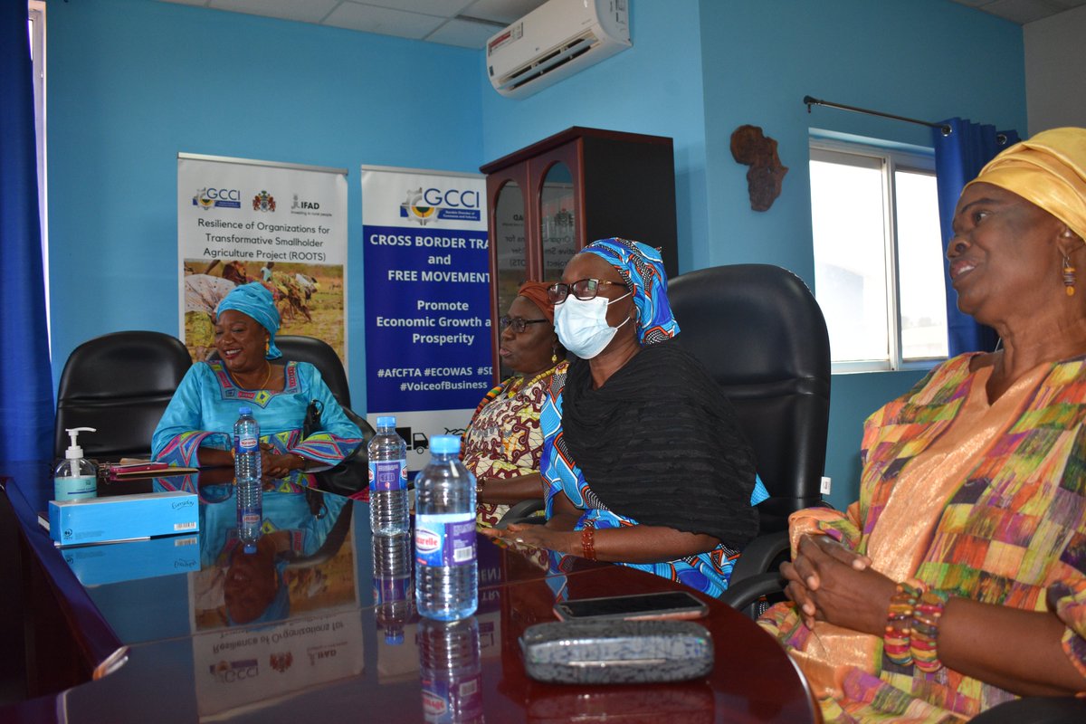 Happy to welcome the @GmWomensChamber to #KerrJula, 
Yesterday, The Gambia Women's Chamber of Commerce, paid a courtesy call to the #GCCI

@emjobe