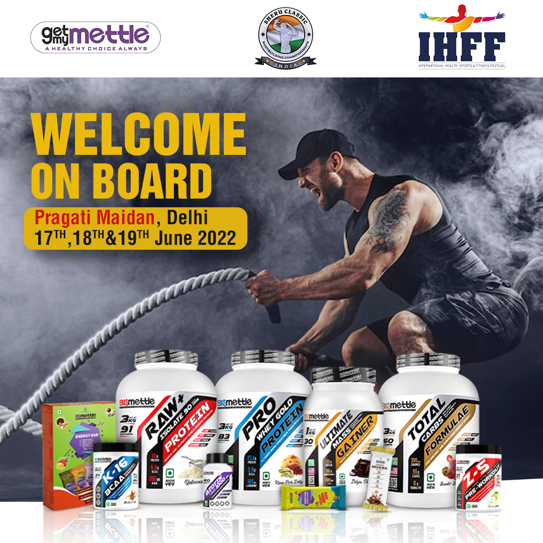 getmymettle's tweet photo. Getmymettle's unparalleled supplements for the ultimate bodybuilder! Indomitable strength and power. Your perfect workout companion. An exclusive collection of Whey Protein, Mass Gainers, Energy Bars, Isotonic, Pre-Workout, the list is endless. 
Now coming to Sheru Classic. https://t.co/yZTsMH5jgl