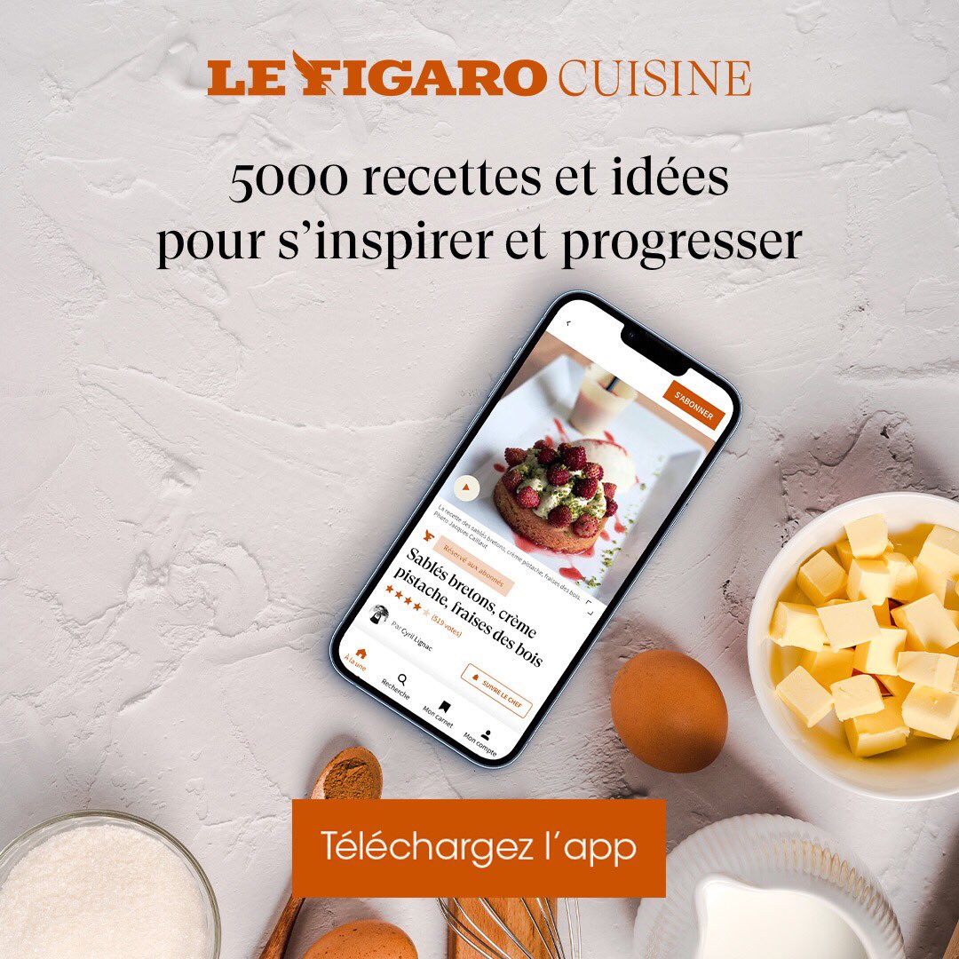 Allez ! Hop! En cuisine avec la nouvelle application Le Figaro Cuisine. Des recettes, des techniques de cuisine, des conseils du Figaro Vin et les dernières tendances culinaires. 

À télécharger ici sur iOS et Android app.adjust.com/io0v4b4