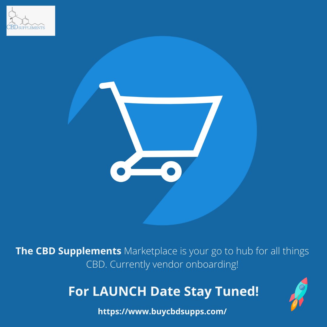 CBDSupps's tweet photo. The CBD Supplements Marketplace is your go to hub for all things CBD.

Currently vendor onboarding!

For Launch date stay Tuned!

For more info:

https://t.co/J5gJ7NbvLs https://t.co/iK9ptfFlos
