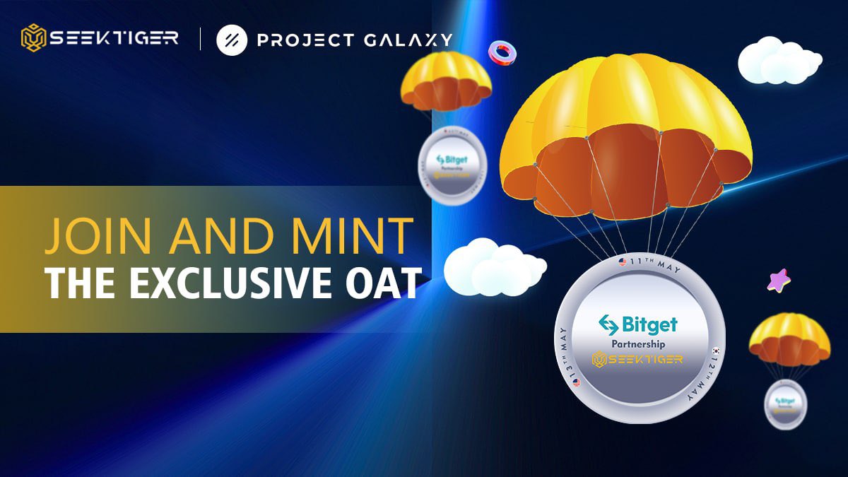 SeekTiger (@seektiger) on Twitter photo 🐯SeekTiger X <a href="/bitgetglobal/">Bitget</a> AMA Participant Badge🐯
🔥We are powered by <a href="/ProjectGalaxyHQ/">Now Galxe (Previously Project Galaxy)</a> to host a special OAT giveaway! AMA Participants can claim it on #ProjectGalaxy for free!
🔸Complete gleam tasks: gleam.io/ZQFPF/seektige…
🔸Claim on ProjectGalaxy: galaxy.eco/SeekTiger/camp… 🐯SeekTiger X <a href="/bitgetglobal/">Bitget</a> AMA Participant Badge🐯
🔥We are powered by <a href="/ProjectGalaxyHQ/">Now Galxe (Previously Project Galaxy)</a> to host a special OAT giveaway! AMA Participants can claim it on #ProjectGalaxy for free!
🔸Complete gleam tasks: gleam.io/ZQFPF/seektige…
🔸Claim on ProjectGalaxy: galaxy.eco/SeekTiger/camp…