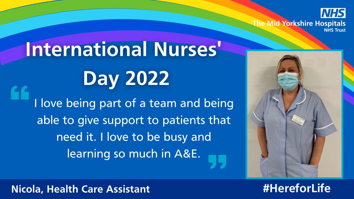 🌈 Come and join our amazing nursing team and make a real difference to people's lives 

Search our jobs here ➡ bit.ly/3cgJ0R8

#HereForLife #MidYorksNHS #BePartOfMYTeam