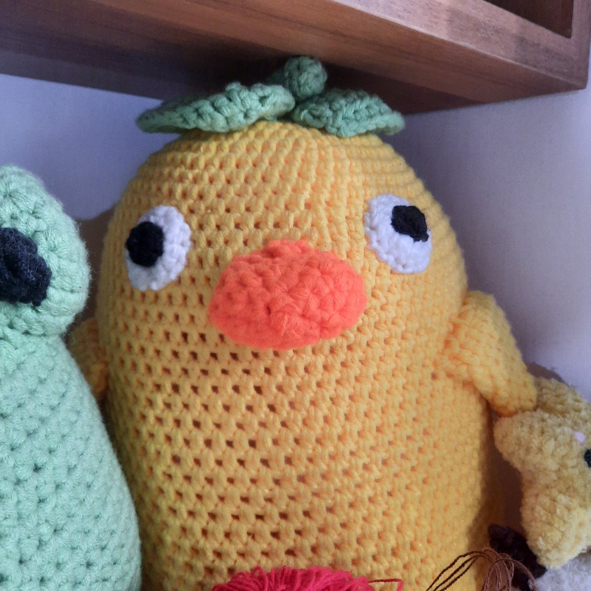 yoh_plus's tweet photo. Can' believe that it's been a year since I have created this adorable baby ♡  

#crochettwt #ducktwt https://t.co/7wwINQhx2L