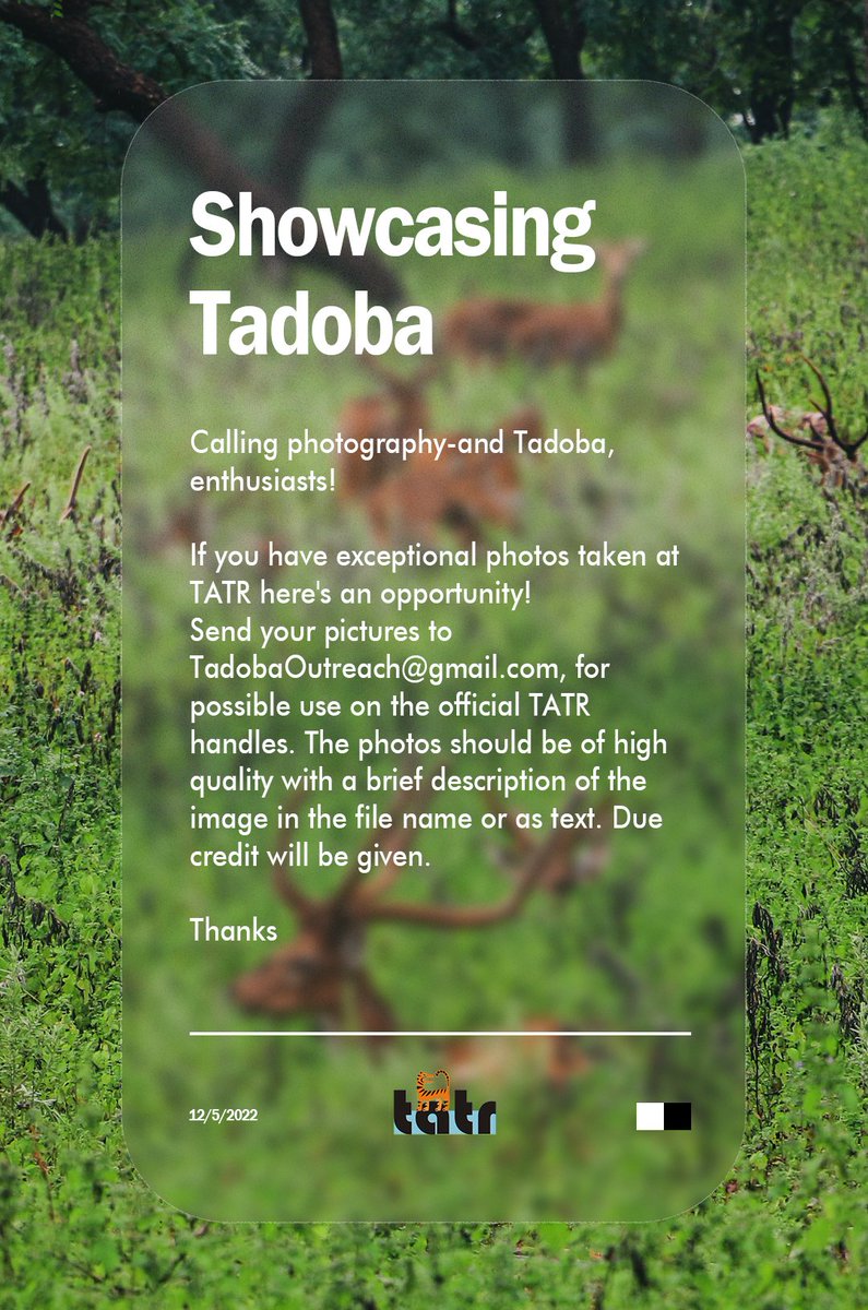 Shooting in #Tadoba ? The reserve needs you! Please RT, amplify! 
#Tadoba Andhari #Tiger Reserve #Photographs #wildlife #tigers #conservation #travel <a href="/mytadoba/">Tadoba-Andhari Tiger Reserve</a> 
<a href="/jituramgaokar/">jitendra ramgaokar</a> <a href="/nandkishorkale1/">nandkishor kale</a> 
@amaanlopez <a href="/SanctuaryAsia/">Sanctuary Asia</a> <a href="/BittuSahgal/">Bittu Sahgal</a>