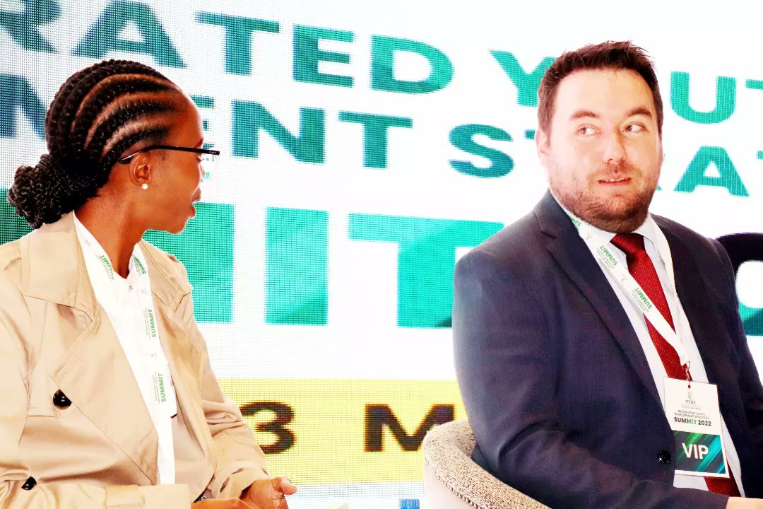 NYDARSA's tweet photo. Watch the live broadcast of the integrated Youth Development Strategy Summit 2022, here: https://t.co/1pvK5LpGRe

#IYDS2022
#IYDSSummit2022 
#OurYouthOurFuture https://t.co/WB9H1eVnXy