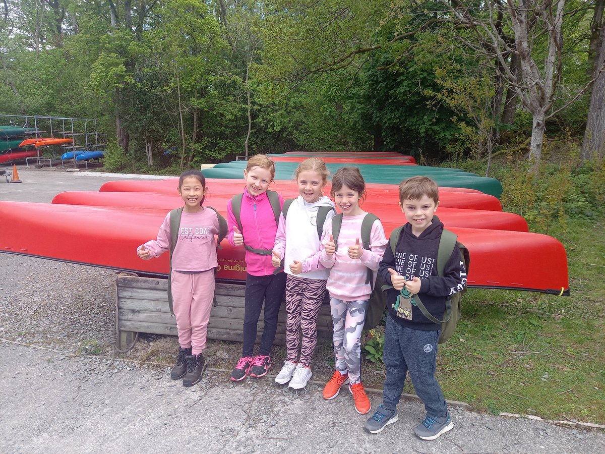 JamesBrindleyPS's tweet photo. Sharrock's Supersonic Adventurers aka Group B have fuelled up at breakfast and are ready for a morning of canoeing #timetohitthewater https://t.co/zCINGyvIcu