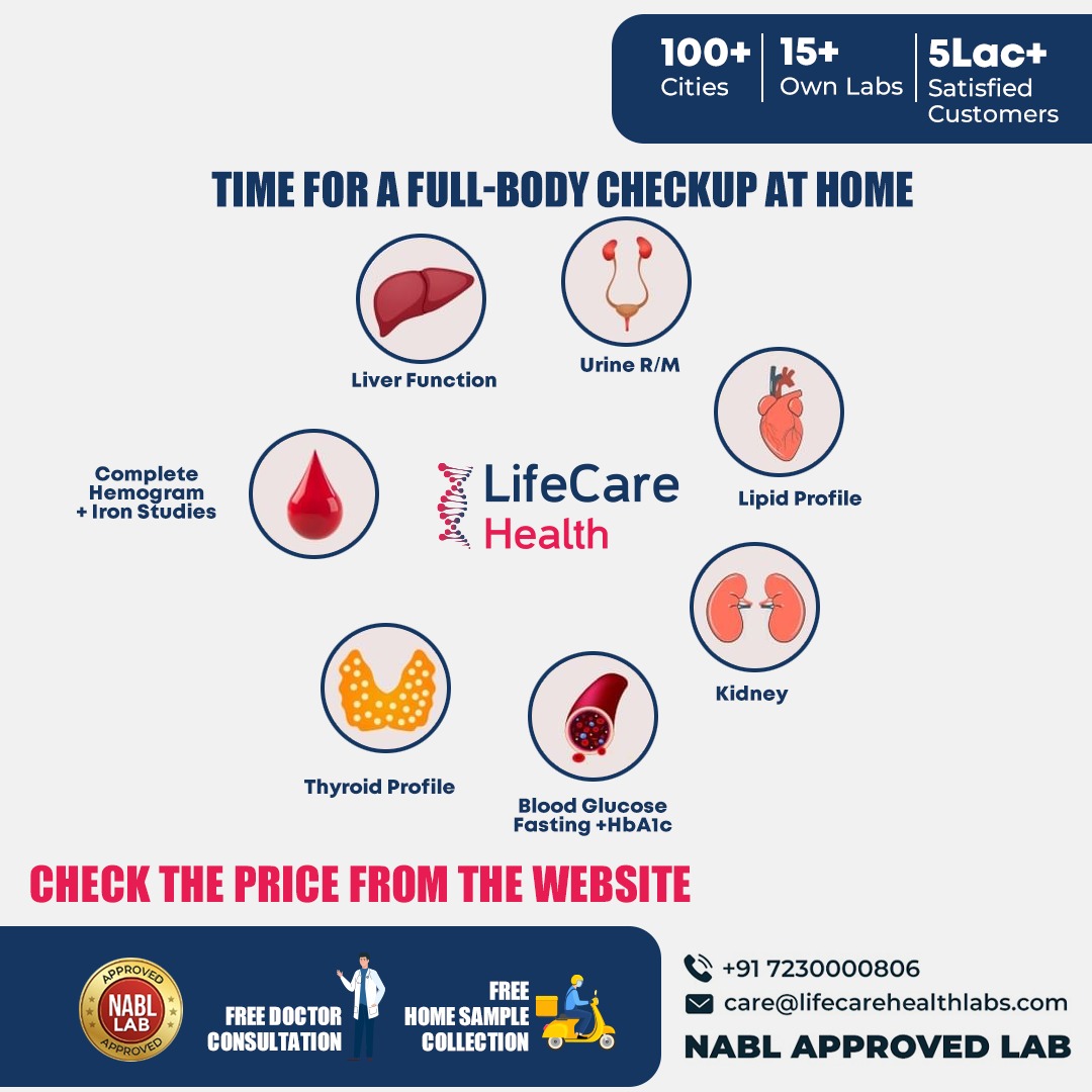 LtdStandard's tweet photo. @LtdStandard are cost-efficient with a wide range of tests for all people. They have home collection, same-day reporting, and automated lab analysis so you don't need to wait for days or weeks for your results.
•
📞 - +91 7230000806
📧 - care@lifecarehealthlabs.com
• https://t.co/47M23RH0e6