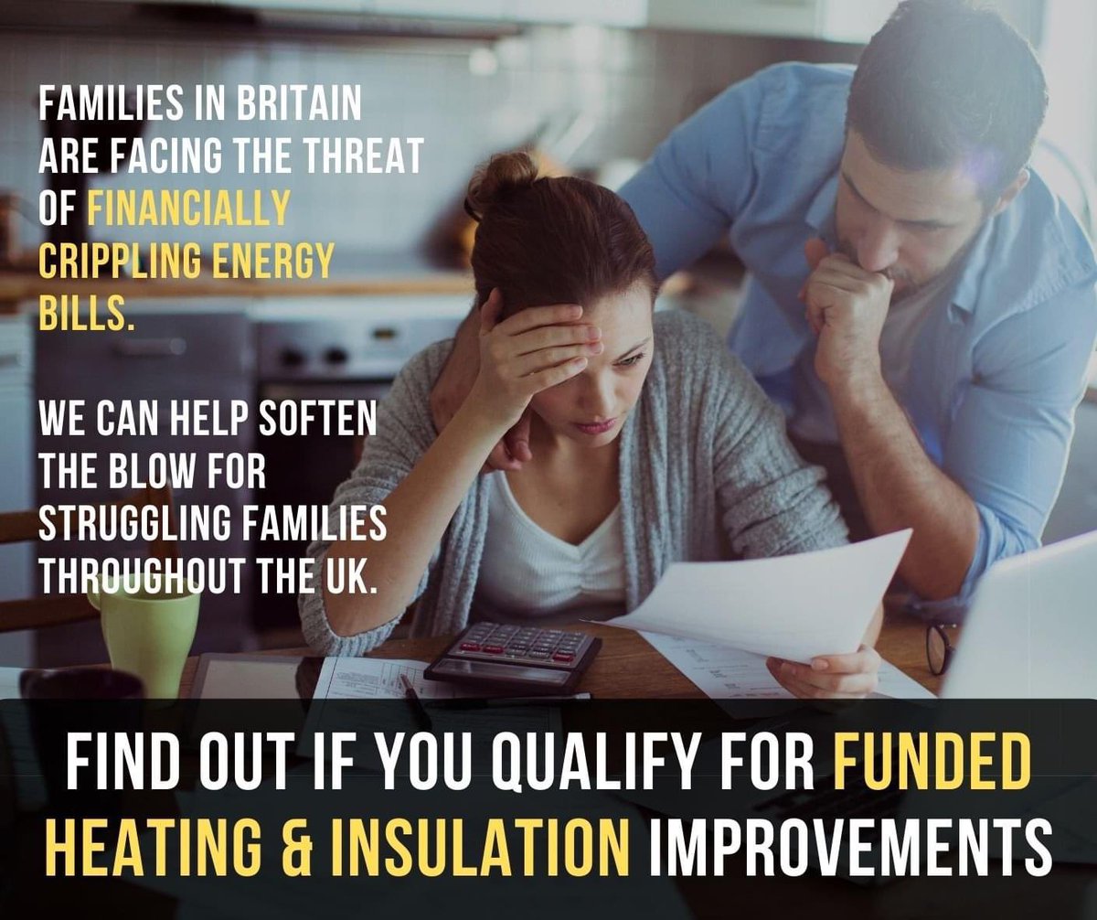 Direct_Savings's tweet photo. Under an official, Government backed scheme, you can get FUNDED home energy improvements.

SAVE MONEY ON YOUR ENERGY BILLS BY MAKING YOUR HOME MORE ENERGY EFFICIENT.

✓ Up to 100% funded boiler and insulation improvements.

✓ 100% official and government backed. https://t.co/7wAdABBkB9