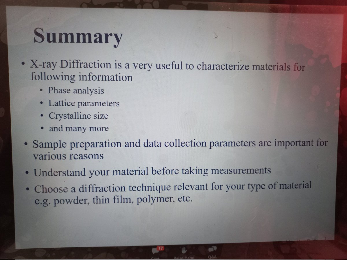 LadyBih1's tweet photo. Choose a diffraction technique base on the type of material you have(e.g powder, polymer).
@InMicroscopy and
@Microscopy_za
#WA_Microscopy2022
#MicroscopyWorkshop
#AfricanMicroscopySeries
#InclusiveMicroscopy
#SampleprepIsKEY
#Novicemicroscopist
#LethaZonke https://t.co/llf4FvxKkt