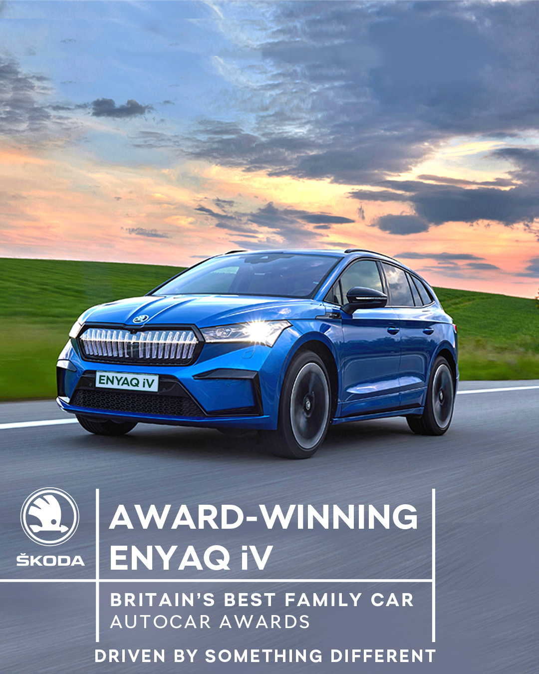 ŠKODA ENYAQ iV nominated for 'Car of the Year' award - Škoda