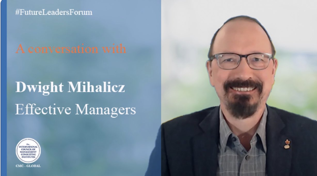 Icmci Cmc Futureleadersforum Returns On 18 May With An Inspiring Guest Icmci S Own Dwight Mihalicz Fcmc Who Will Share Insights Into The Consulting Business Drawing On His Extensive Professional Experience