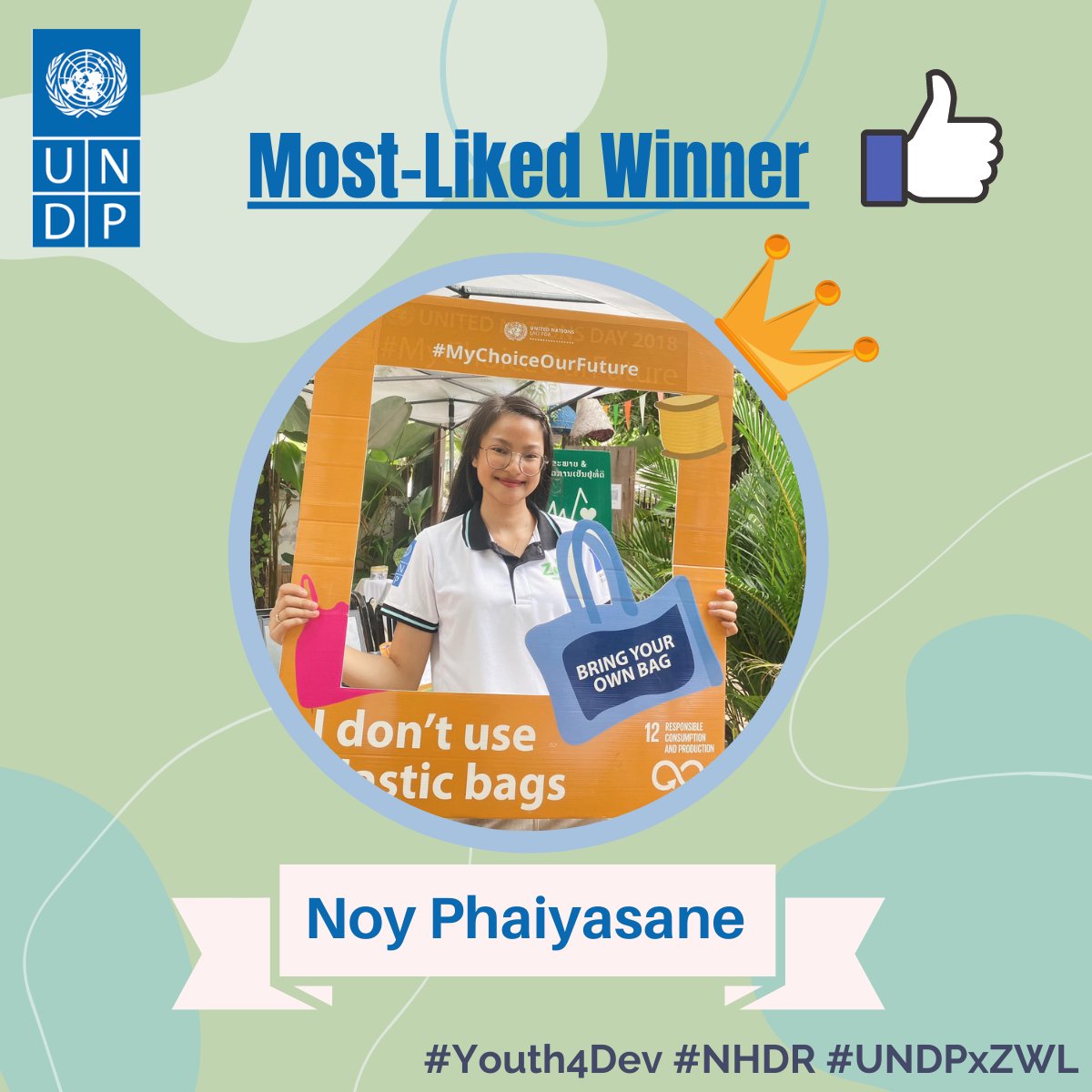 UNDPLaoPDR's tweet photo. ๐ฃ ANNOUNCEMENT๐ฃ
Congratulations to our three winners of the photo competition from the #Youth & #Environment workshop!
Thank you all for your creative and engaging submissions. To view all entries, follow the #Youth4Dev and #UNDPxZWL hashtags. https://t.co/8OkO9XrCUb