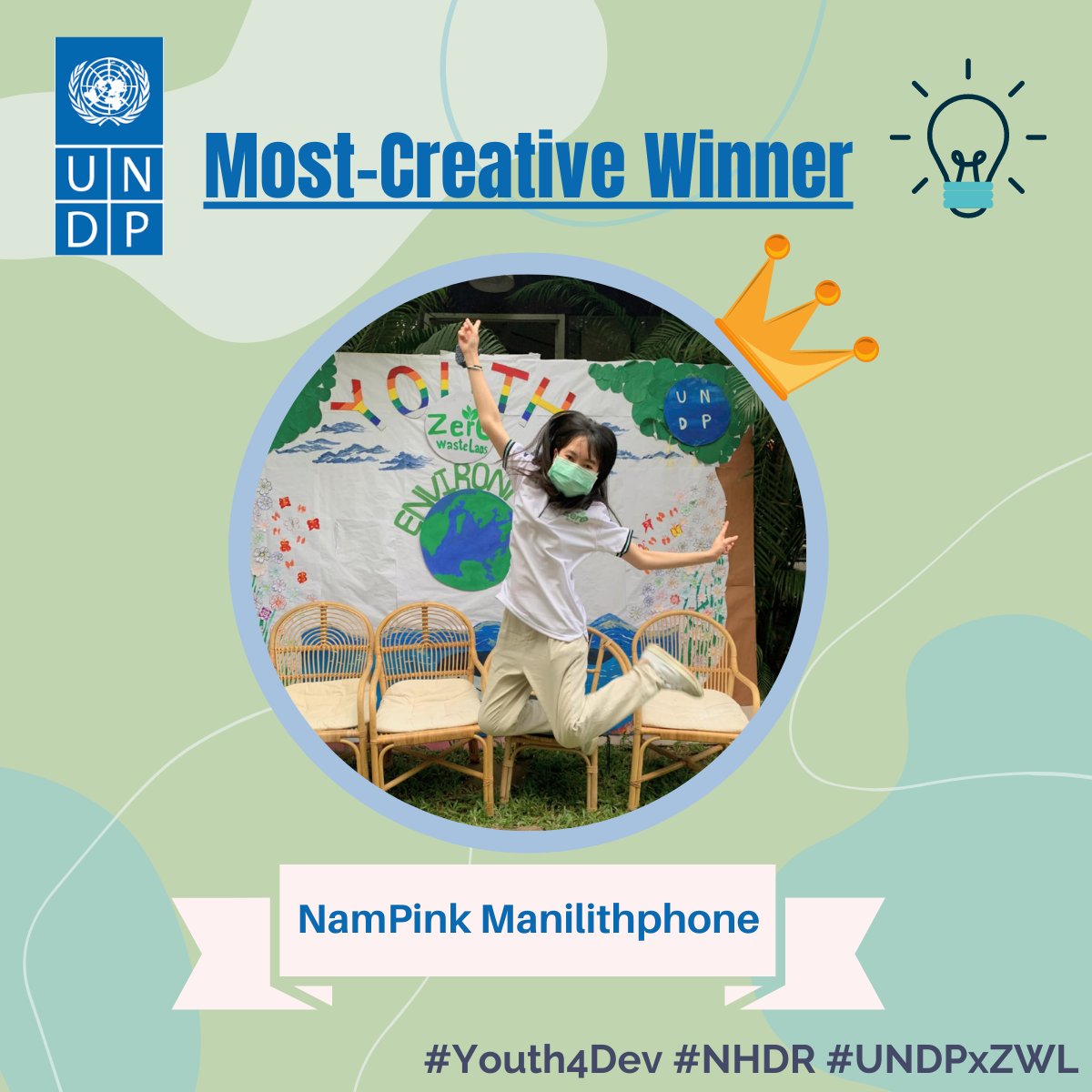 UNDPLaoPDR's tweet photo. ๐ฃ ANNOUNCEMENT๐ฃ
Congratulations to our three winners of the photo competition from the #Youth & #Environment workshop!
Thank you all for your creative and engaging submissions. To view all entries, follow the #Youth4Dev and #UNDPxZWL hashtags. https://t.co/8OkO9XrCUb