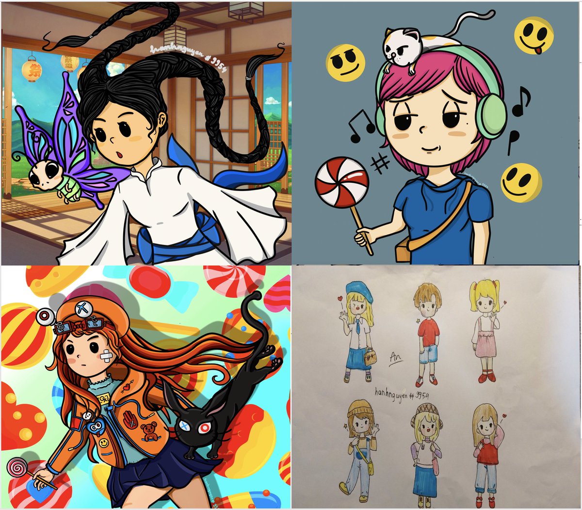 hanhnguyendung's tweet photo. Today is the biggest milestone of my life in Lonelypop’s community. I have been playful here with the support of my little kids during the last 24 days. Have a look back on my journey through my Fan-arts.🥰 #lonelytogether #LonelyPopFanArt https://t.co/6MbHRHYhT0