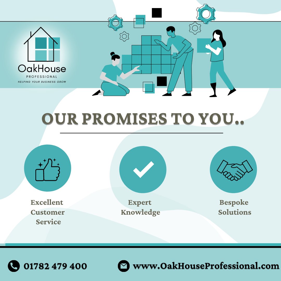 OakHouseProfes1's tweet photo. We strive to make a positive difference to our clients. To achieve this we promise our clients excellent customer service, expert knowledge and bespoke solutions.

Our services: https://t.co/6niZ4SsdHY

#ourpromises #usps #customerservice #expertknowledge #bespokesolutions https://t.co/4XoanB0KSG