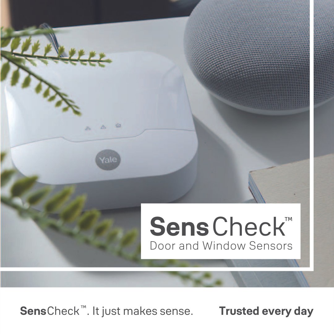 YaleDWS's tweet photo. Yale SensCheck™ works seamlessly with Amazon Alexa, Google Assistant and Philips Hue.

FInd out more: https://t.co/SE2N3rfpph 

#Yale #YaleSensCheck #SensCheck #productlaunch #ItJustMakesSense #smarttechnology #Connected #SmartEcosystem https://t.co/KrtZyreMnD