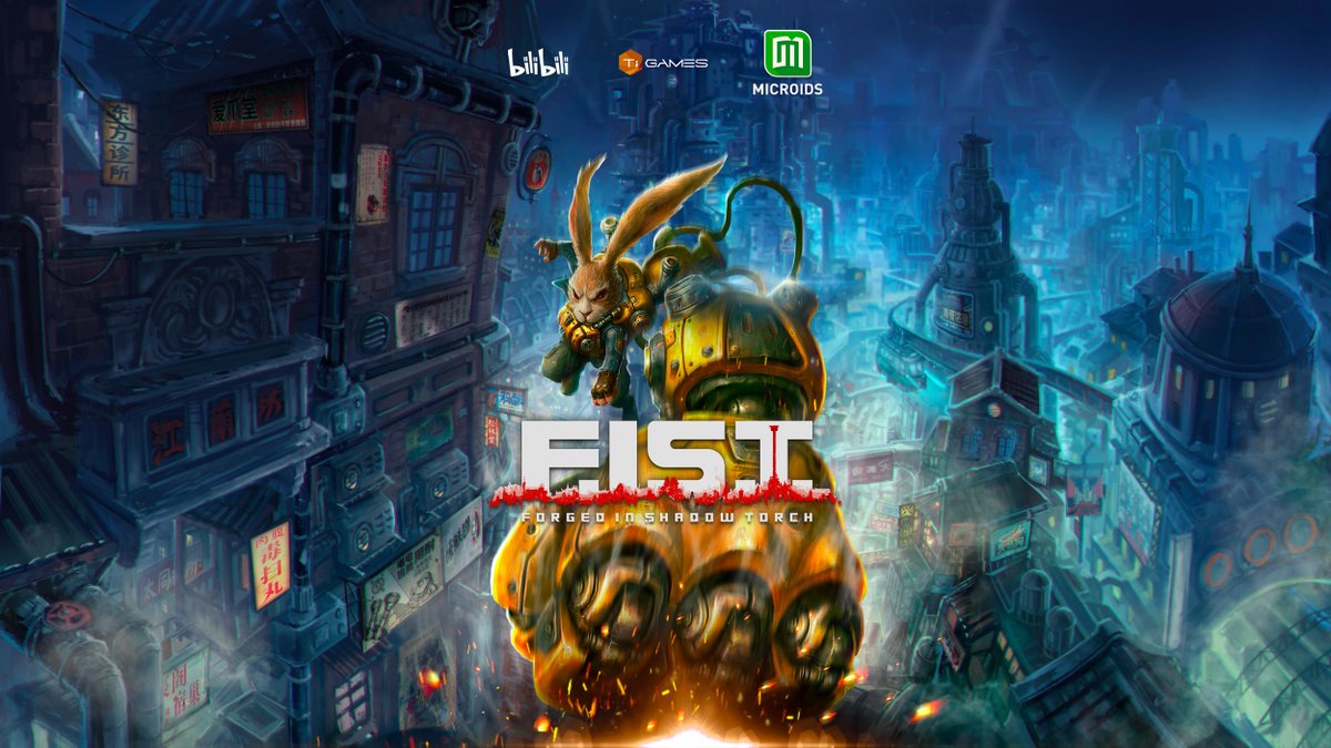 Microids_off's tweet photo. We are happy to announce today the signing of an international co-publishing agreement regarding the retail versions of F.I.S.T.: Forged In Shadow Torch 🐰👊.

Physical versions on PlayStation 5, PlayStation 4 and Nintendo Switch will be available Q3 2022. https://t.co/zQCalDZtVC