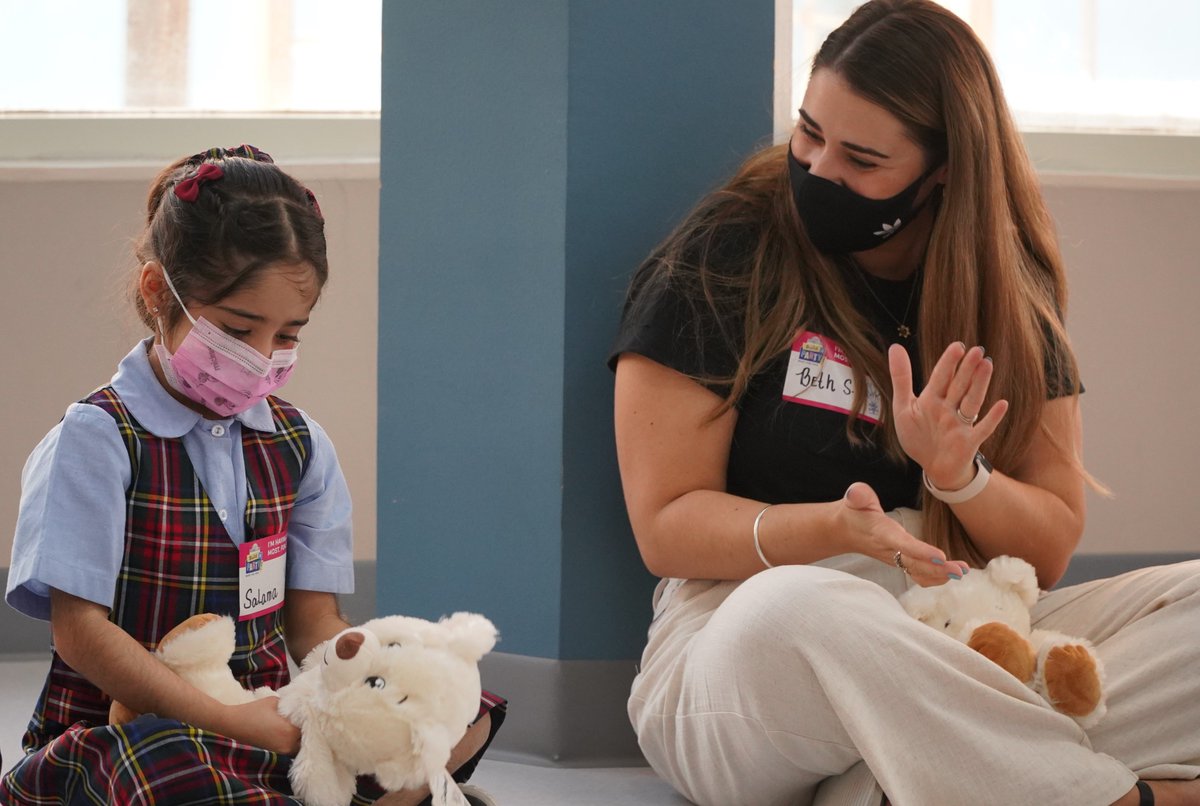 AIS_GradePrep's tweet photo. Our #AISGradePrep students had a wonderful time with Build-A-Bear Workshop Gulf! They all got a furry friend to take home with them. #AISCommunity https://t.co/QrFEsy1NPS