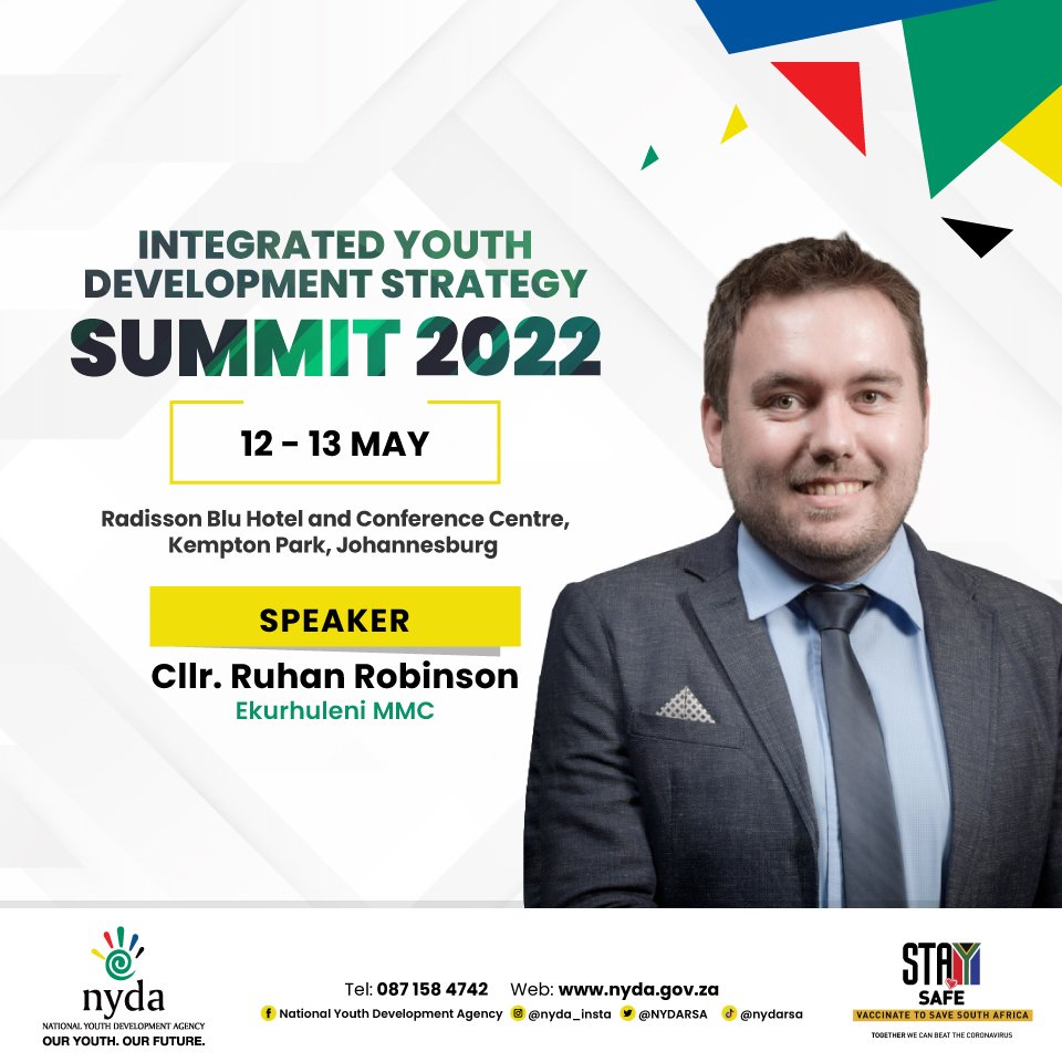 NYDARSA's tweet photo. Cllr. Ruhan Robinson is one of the Integrated Youth Development Strategy Summit 2022 speakers.

#IYDS2022 
#IYDSSummit2022 
#OurYouthOurFuture https://t.co/n6QHuVbVcM