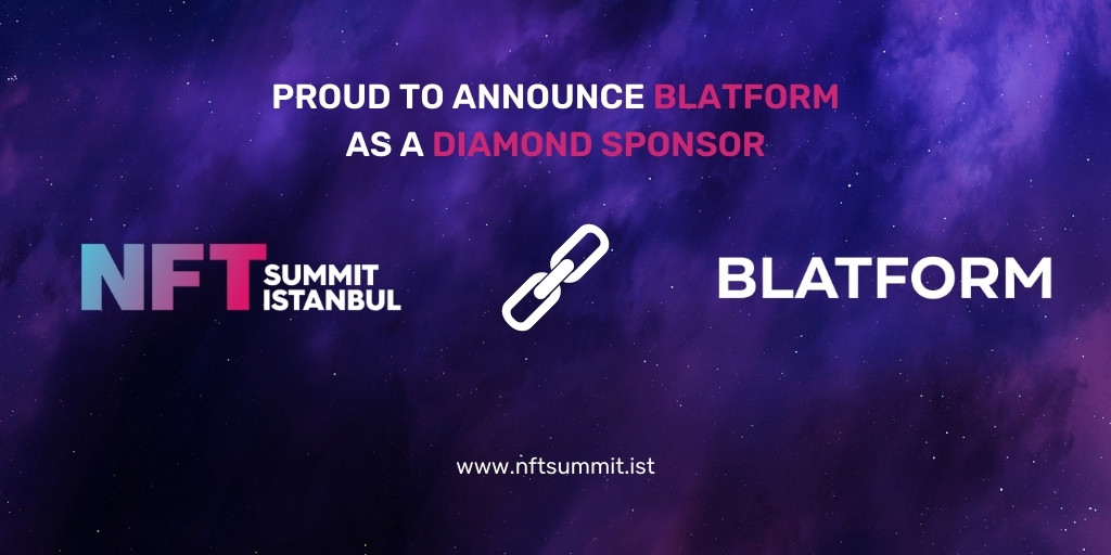We are proud to announce and welcome @blatformio as a Diamond Sponsor!

Special thanks for their support!

#blatform #nftsummitist #blockchain