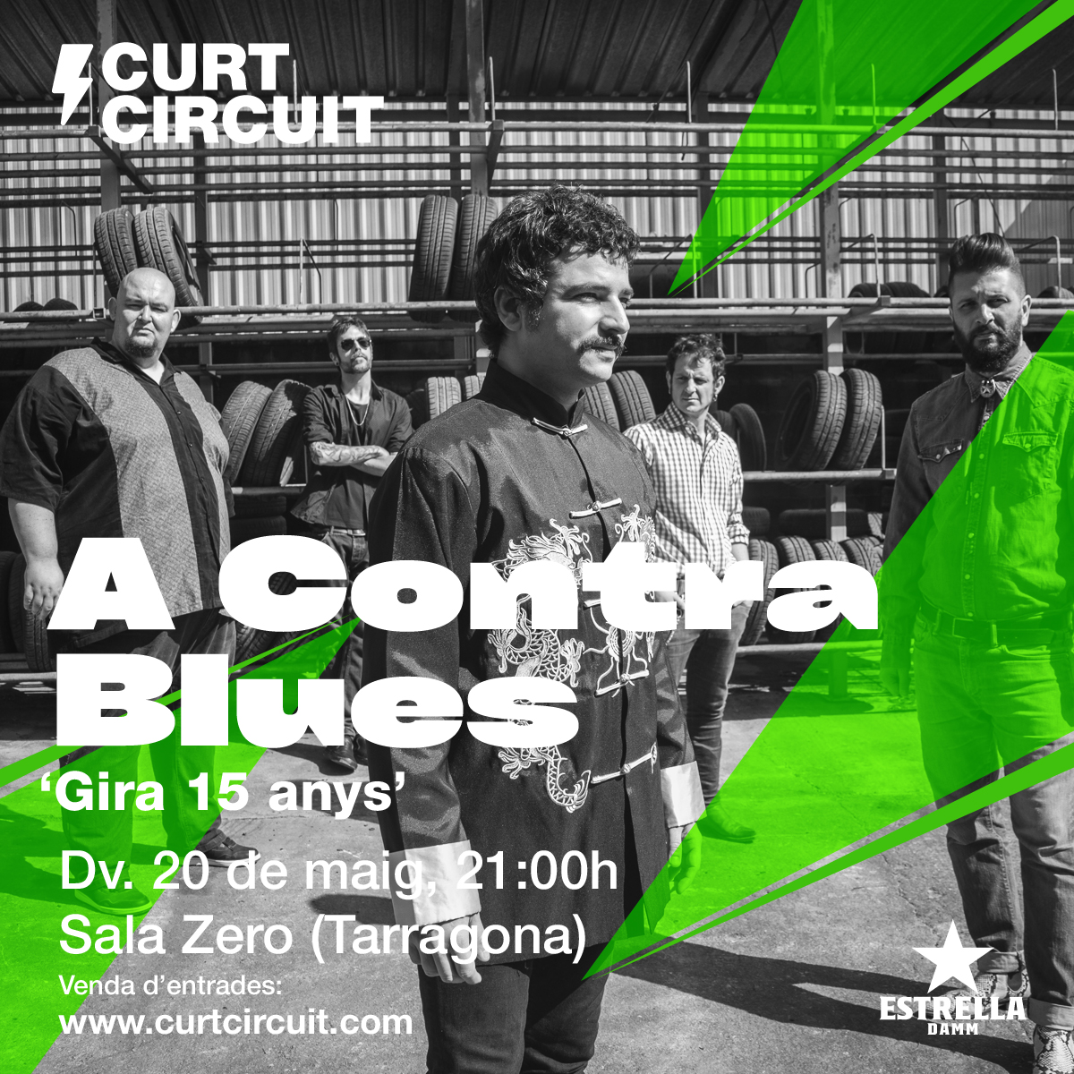 El 20 de mayo nos estrenamos en <a href="/salazerotgn/">Sala Zero</a> Entradas: bit.ly/3L1BuJi
Familia de Tarraco y rodalies ¡Os esperamos a todos!
<a href="/curtcircuit/">Curtcircuit</a> #acontrablues #15aniversario #celebración #anniversary #aniversario #salazero #tarragona #rockandroll #rock #latencia #curtcircuit #gig