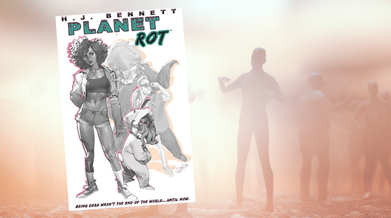 ChefJoeBandler's tweet photo. scifi #fantasy horror # zombies #serialkiller "Planet ROT is a cool mix of zombie apocalypse, buddy-cop &amp; science fiction ... definitely a fast-paced, fun-filled read."  Can the living &amp; the #undead find a way to work together before it's too late? https://t.co/xiLo7f0Vd4 https://t.co/GRvfXgLupV