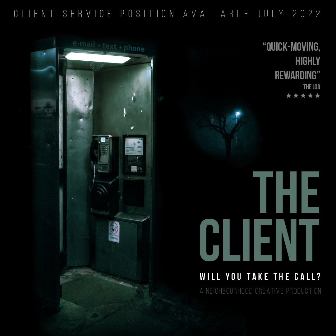 We're a fun-loving, quick-moving agency that needs someone like you to help service our clients for 4 months while our RM is on Maternity Leave. If you have a friendly personality, are quick on your feet &amp; live in JHB or CT email your CV to hello@theneighbourhood.co.za.