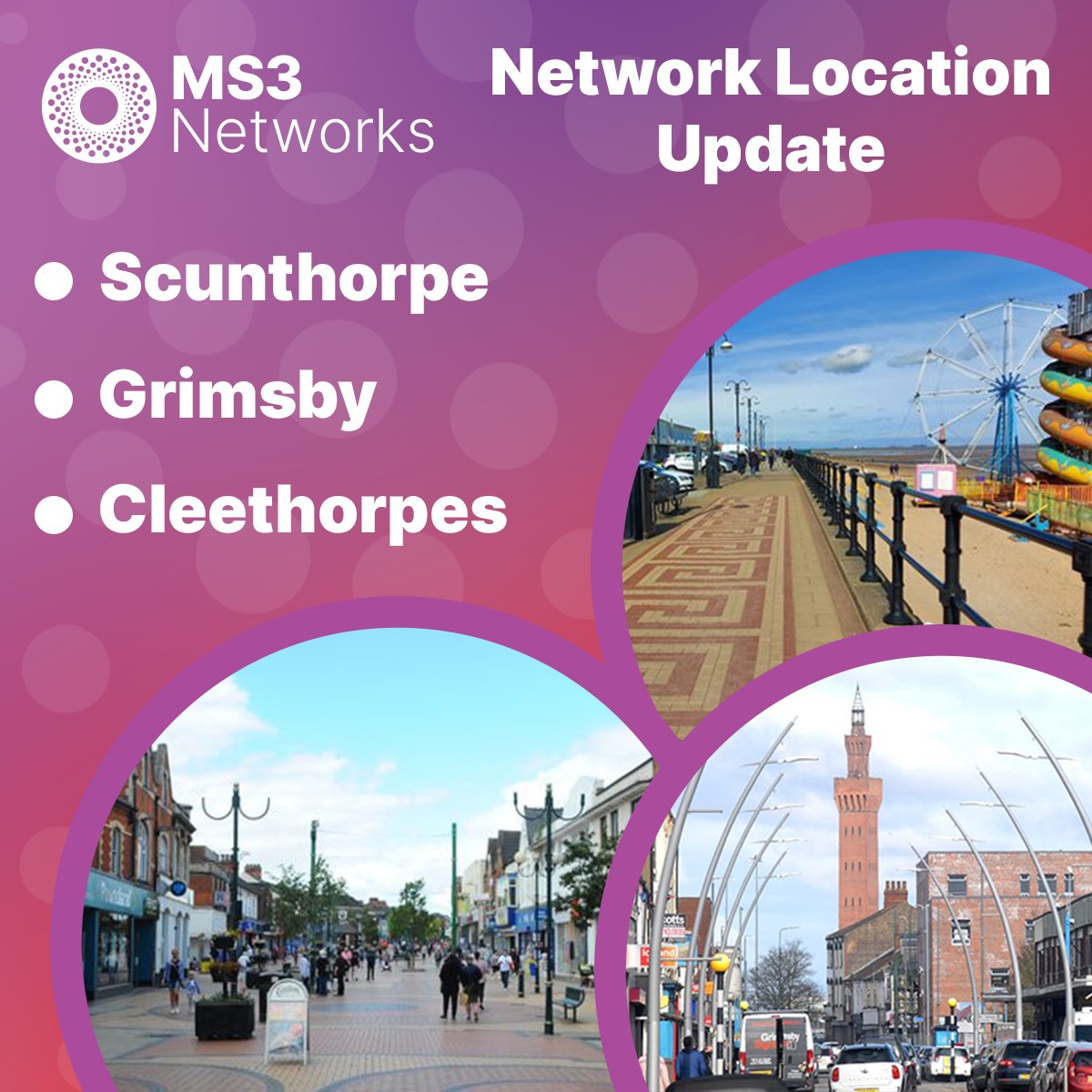Great news for the residents and businesses of Scunthorpe, Grimsby and Cleethorpes work has begun to expand our ultrafast full fibre network.

Read more here: ms3networks.co.uk/post/ms3-netwo… 

#network #fullfibre #broadband #rollout #ultrafast #JoinTheRevolution