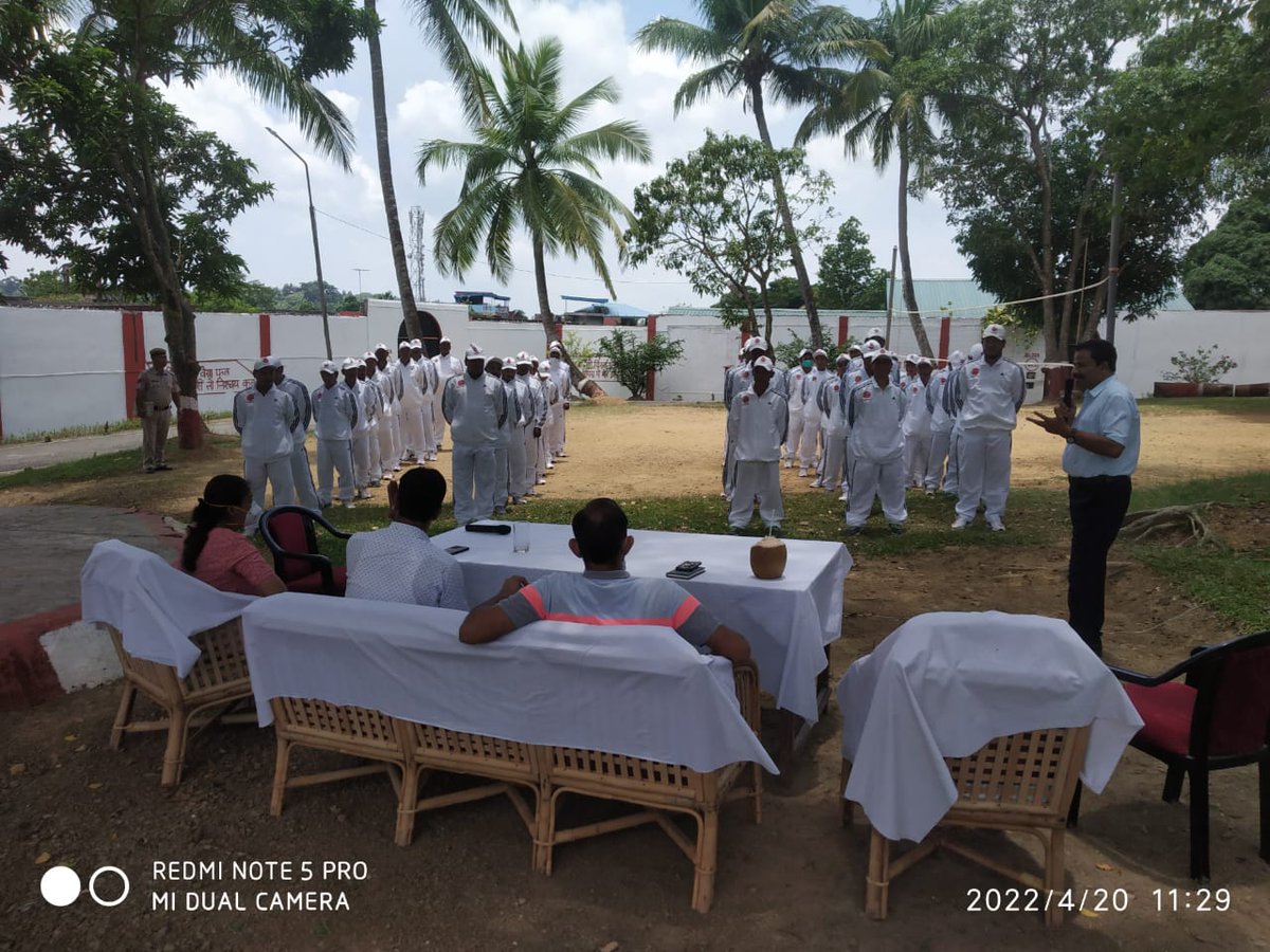 district_prison's tweet photo. The programme “Parivartan-Prison to Pride”organized by IOCLalongwith Prison Authorities to promote sports activities among the inmates, IOCL has provided coaches to trained the inmates of District Prison, Prothrapur in various games such as Volleyball, Badminton, Carrom https://t.co/DkKW4hiSSY