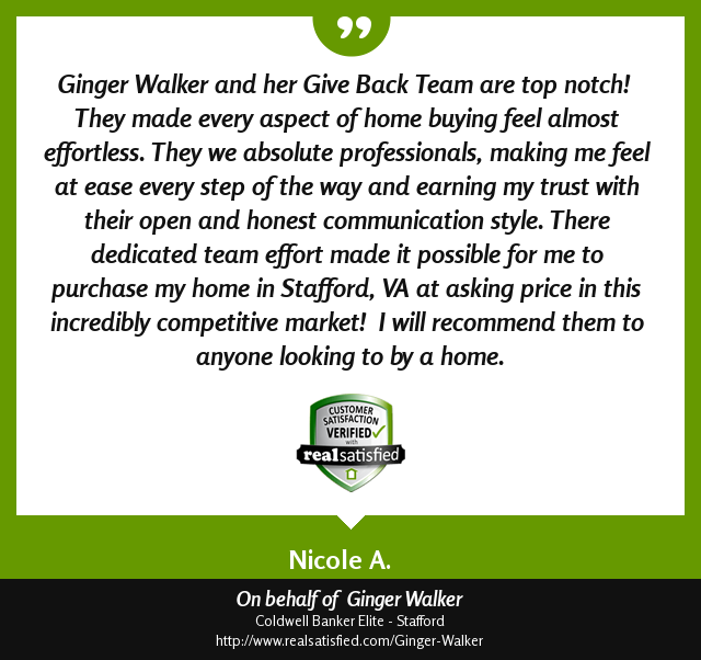 I’m moved by the kindness of my clients.  Thank you. realsatisfied.com/Ginger-Walker via <a href="/realsatisfied/">RealSatisfied</a>