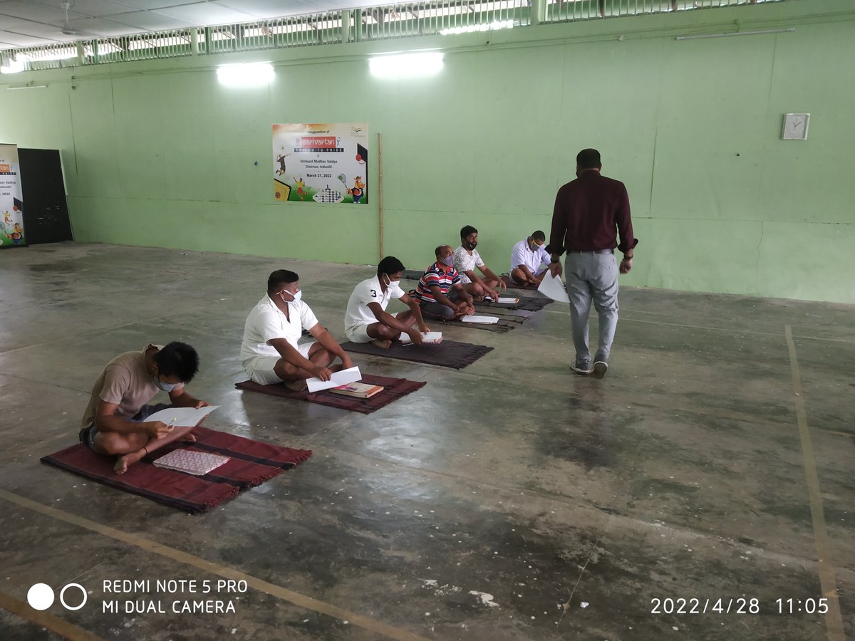 district_prison's tweet photo. The assessment of an training organized for Jail inmates in the trade Plumber by ITI, Dollygunj under Pradhan Mantri Kaushal Vikas Yojana (PMKVY) has organized  on 28-04-2022 at District Prison Prothrapur https://t.co/rWw0LdjPDQ