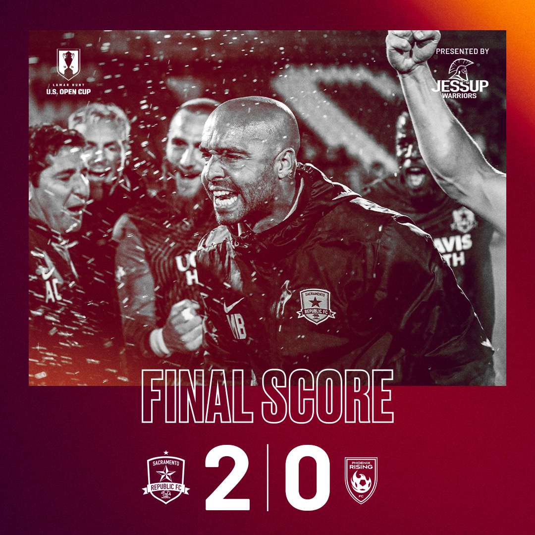 SacRepublicFC's tweet photo. Punched our ticket to the #Roundof16 *without* punching the ball. 😌

#USOC2022 https://t.co/dtcfpGE8rb
