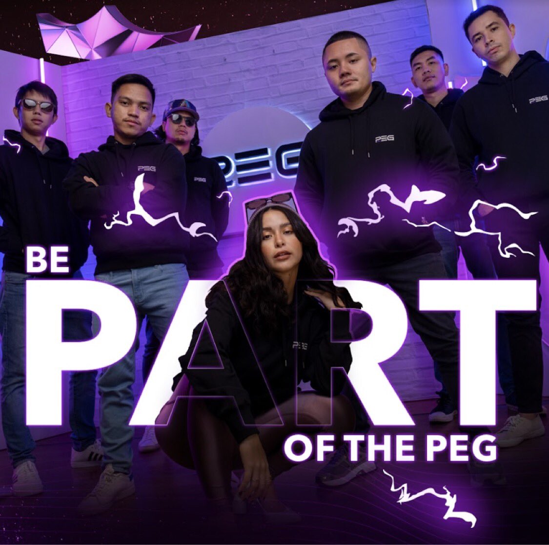 PEG_Official's tweet photo. The amazing team behind PLAYERS ELITE GUILD!! 

We are looking for 240 PEGAXY scholars to join our team 👾 Check out our latest post and be part of our growing guild! 

Play - earn - learn and win great perks and prizes!! Join PEG Now!!! 👑 #PEGoffical #PlayElite #cryptocurrency https://t.co/CeMLKsGdZS