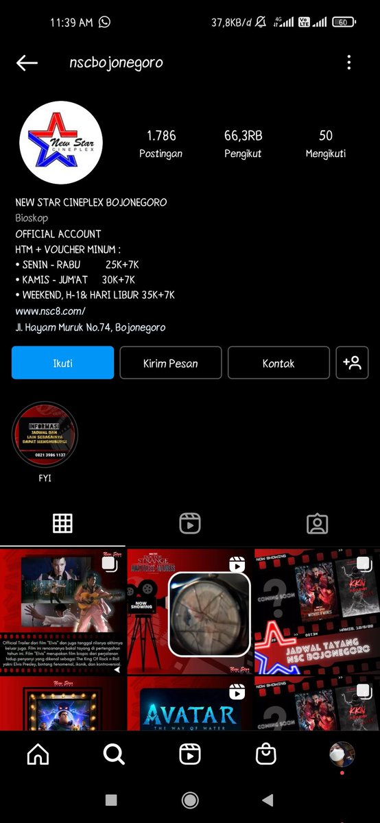pebripus's tweet photo. @moviemenfes Di Bojonegoro udah tiketnya mayan mahal, wajib beli minuman lagi, terus toiletnya juga kotor banget. Hadeeehhh https://t.co/XWojFrNyjz