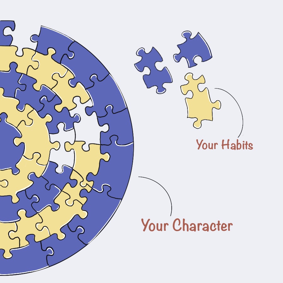 Parentitude's tweet photo. Your habits are what shape your character. https://t.co/gVSDImQZ0B