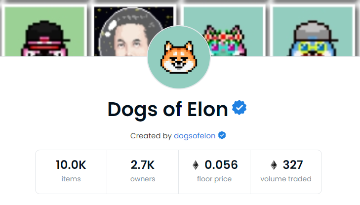 Woof Woof 🐶

In a sea full of Red, we sail away with a blue check mark! 

Our collection is finally verified on <a href="/opensea/">OpenSea</a> 

Just in time for our #NFT Game and our <a href="/TheSandboxGame/">The Sandbox</a> experience! 

👇👇
opensea.io/collection/dog…

#justDOEit
