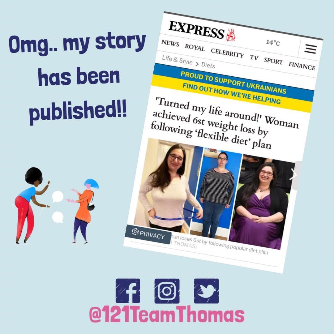 dietmumrepeat's tweet photo. ๐ช๐ ๐๐ฅ๐ ๐จ๐ก ๐ง๐๐ ๐ก๐๐ช๐ฆ ๐ฐ
Well done @121teamthomas
Vanessa says~ โOmg- my story has been published!!!
What better day to celebrate #nationalfibromyalgiaawarenessday
https://t.co/hSXjJBIzzE
#ThisOneWorks #ThisIsFibro #fibromyalgia #me #chronicpain #one2onediet https://t.co/ftDkdwpH0z