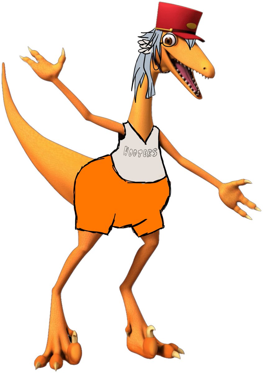 <a href="/HootsiferYuki/">Hootsifer Yuki: Owl Bartender ❄️ 🦉</a> Chibi+hooter=chooter. Chooter=choo choo. You know who else says choo choo? The conductor. You know who's a conductor? EXACTLY! I suggest that hooter never had wings. It was all an act. They're there 2 hide his tail. Hooter is Mr. Conductor from Dinosaur train. I rest my case