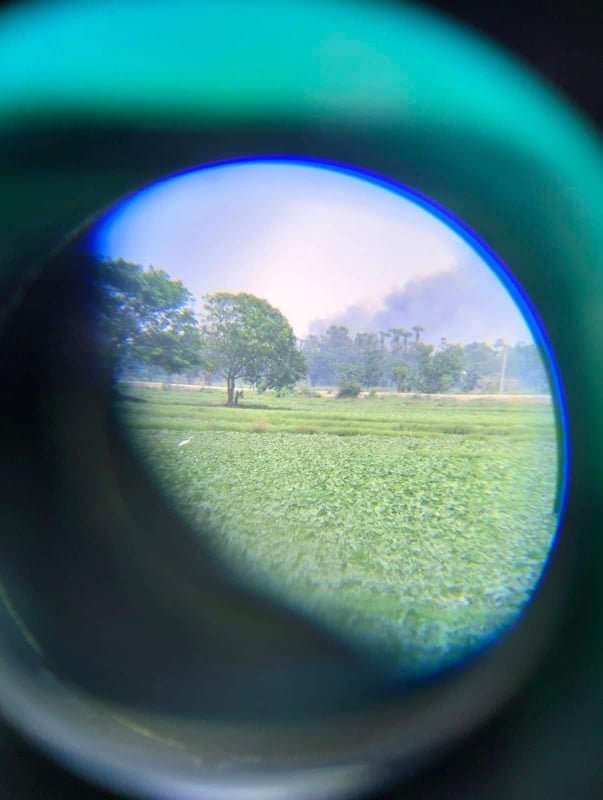 Chanapai247's tweet photo. What's happening in #KhinOo &amp; #Natmauk ?

A contingent of SAC with abt 60 troops raided #KarSeik village this morning and made arrests arbitrarily. They have already besieged the village and 1 house has been caught alight. Currently, no one is able to say ... 1/2
#2022May12Coup https://t.co/mXoThFccsl