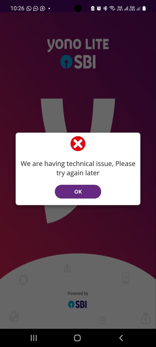 Dear <a href="/TheOfficialSBI/">State Bank of India</a> 
It's been 5 days your app is showing technical issue... seems like all the memes (LUNCH K BAAD AANA) are apt for the SBI app too.
I have pending transactions. Do something please.