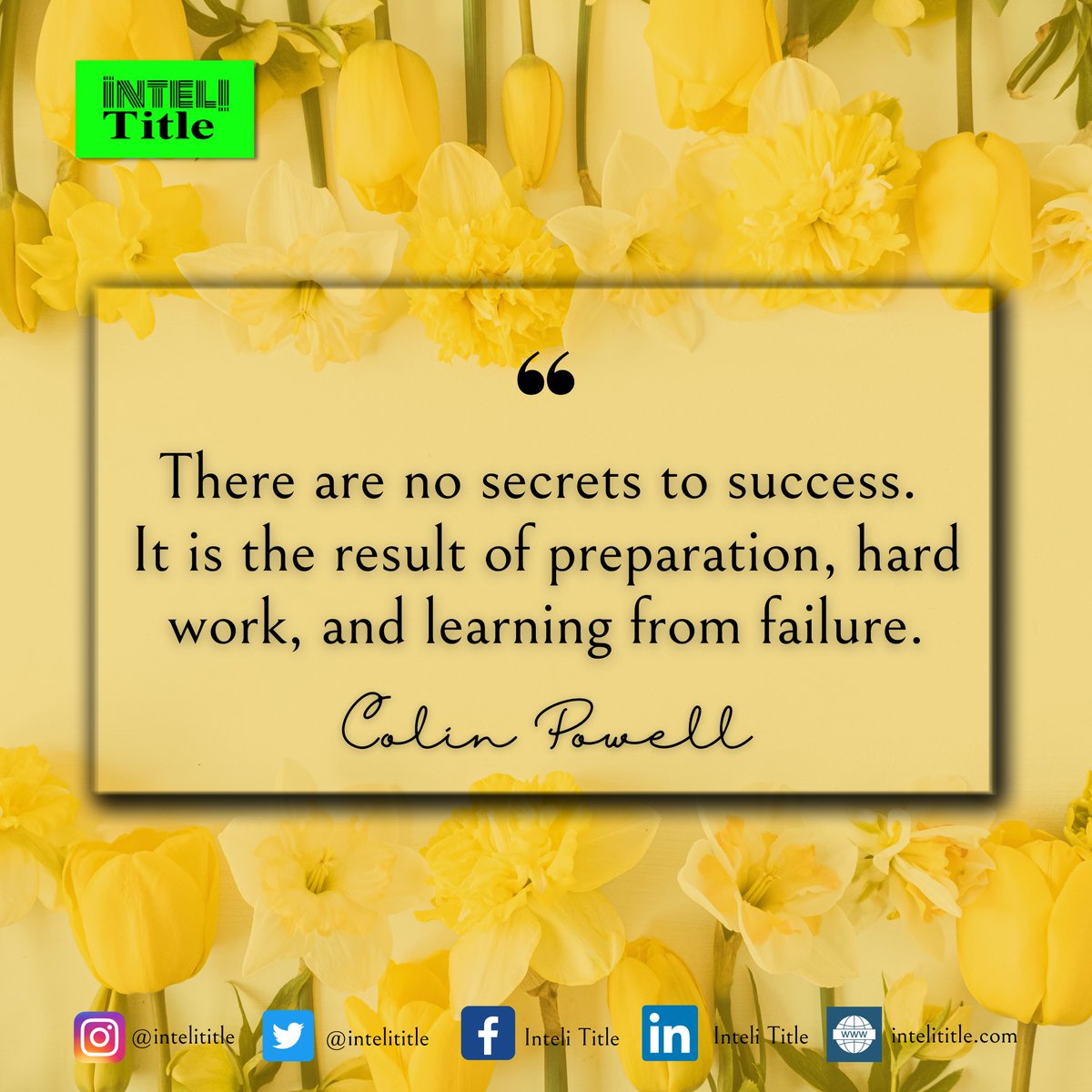 InteliTitle's tweet photo. Follow and like this post to keep updated.

https://t.co/5VRQAjlvoe

#Quotes #mortgage #titleagent #TitleCompany #TitleAndClsoing #RealEstate #Realtor #Success #Failures #HomeBuyer #HomePurchase #Motivation #QuotesOfSuccess #Inspiration #MotivationalQuotes https://t.co/uVr3oOPnAu